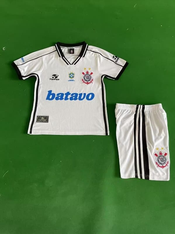 Kids Corinthians 1999 Home Soccer Jersey And Shorts Kids Corinthians 1999 Home Soccer Jersey And Shorts