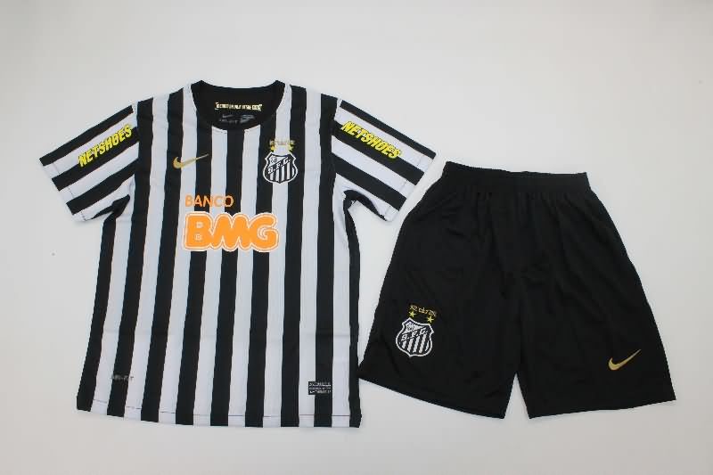 Kids Santos 2011/12 Away Soccer Jersey And Shorts Kids Santos 2011/12 Away Soccer Jersey And Shorts